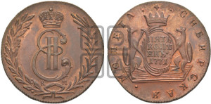 5 копеек 1771 года КМ (для Сибири). Новодел.