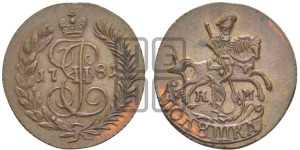 Полушка 1781 года КМ (КМ, Сузунский монетный двор). Новодел.