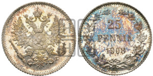 25 пенни 1908 года L