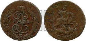 2 копейки 1764 года СПМ (СПМ, Санкт-Петербургский монетный двор)