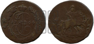 2 копейки 1764 года ЕМ (ЕМ, Екатеринбургский монетный двор)