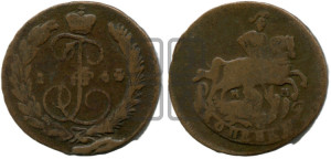 1 копейка 1764 года ММ (ММ или без букв, Красный  монетный двор)