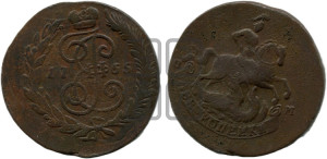 2 копейки 1765 года СПМ (СПМ, Санкт-Петербургский монетный двор)