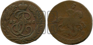 2 копейки 1766 года ММ (ММ, Красный  монетный двор)