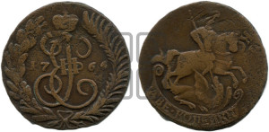 2 копейки 1766 года (без букв монетного двора)