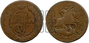 2 копейки 1767 года СПМ (СПМ, Санкт-Петербургский монетный двор)