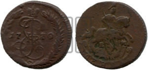 Денга 1770 года ЕМ (ЕМ, Екатеринбургский монетный двор)