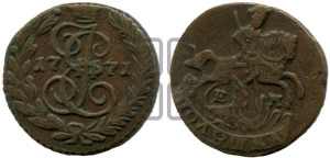 Полушка 1771 года ЕМ (ЕМ, Екатеринбургский монетный двор)