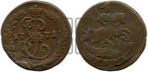 Денга 1773 года ЕМ (ЕМ, Екатеринбургский монетный двор)