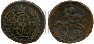 Полушка 1785 года КМ (КМ, Сузунский монетный двор)