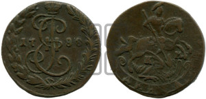 Денга 1788 года КМ (КМ, Сузунский монетный двор)