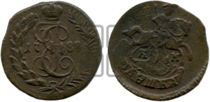 Полушка 1788 года КМ (КМ, Сузунский монетный двор)