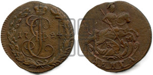 Денга 1794 года КМ (КМ, Сузунский монетный двор)