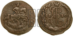 Денга 1770 года ЕМ (ЕМ, Екатеринбургский монетный двор)