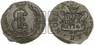 Полушка 1774 года КМ (для Сибири)
