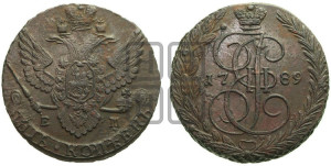 5 копеек 1789 года ЕМ (ЕМ, Екатеринбургский монетный двор)