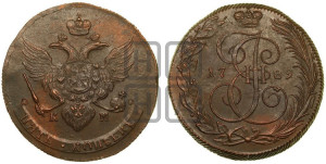 5 копеек 1789 года КМ (КМ, Сузунский монетный двор)