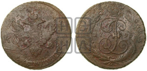 5 копеек 1793 года ЕМ (Павловский перечекан)