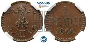 Пенни 1866 года