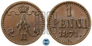 Пенни 1871 года