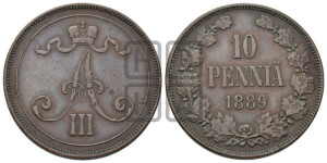 10 пенни 1889 года