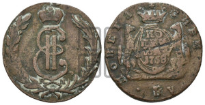1 копейка 1768 года КМ (для Сибири)