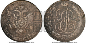 5 копеек 1787 года ТМ (ТМ, Таврический монетный двор)