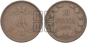 10 пенни 1876 года