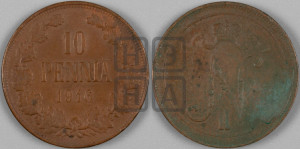10 пенни 1916 года