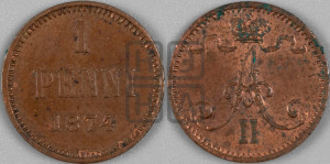 Пенни 1874 года