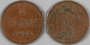 1 пенни 1909 года