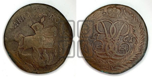 2 копейки 1761 года (гурт “ЕКАТЕРИНБУРГСКОГО ДВОРА”)