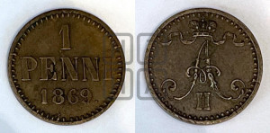 Пенни 1869 года