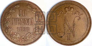 10 пенни 1898 года