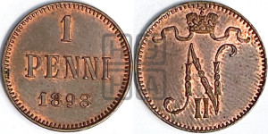 1 пенни 1898 года