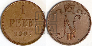 1 пенни 1907 года