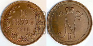 10 пенни 1911 года