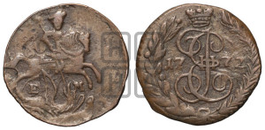 Полушка 1772 года ЕМ (ЕМ, Екатеринбургский монетный двор)