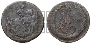 Денга 1775 года ЕМ (ЕМ, Екатеринбургский монетный двор)
