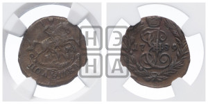 Полушка 1789 года ЕМ (ЕМ, Екатеринбургский монетный двор)