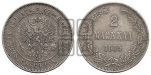 2 марки 1905 года L