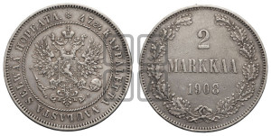 2 марки 1908 года L