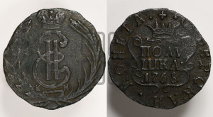 Полушка 1768 года КМ (для Сибири)