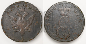 Пара - 3 денги 1771 года S (пробные)