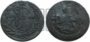 2 копейки 1768 года ЕМ (ЕМ, Екатеринбургский монетный двор)