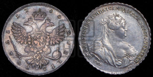 1 рубль 1740 года СПБ (петербургский тип)