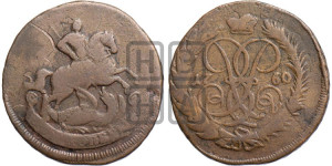 2 копейки 1760 года (гурт сетчатый)