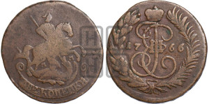 2 копейки 1766 года ММ (ММ, Красный  монетный двор)