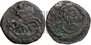 Полушка 1768 года ЕМ (ЕМ, Екатеринбургский монетный двор)