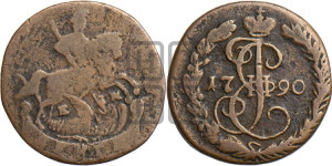 Денга 1790 года ЕМ (ЕМ, Екатеринбургский монетный двор)